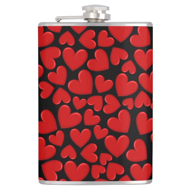Puffy Heart Flask (Front)