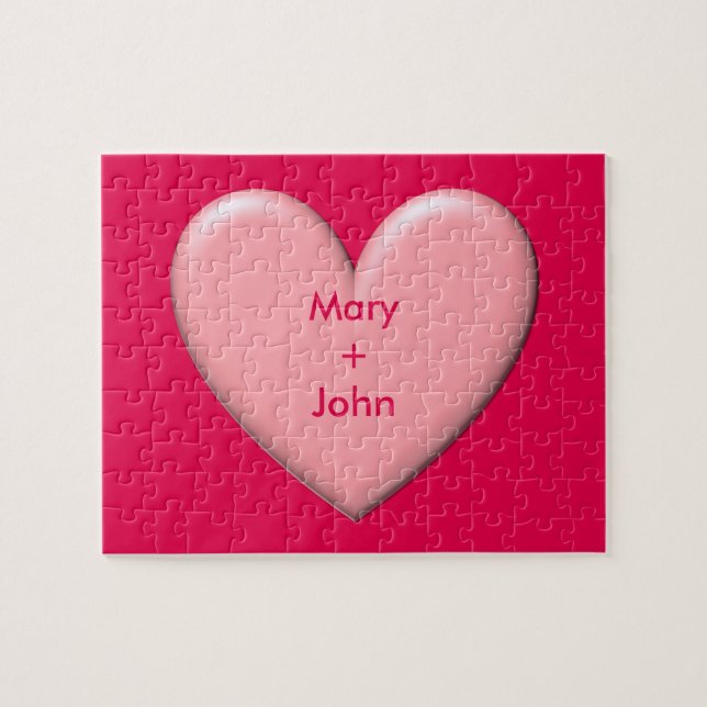 Puffy Heart Jigsaw Puzzle (Horizontal)