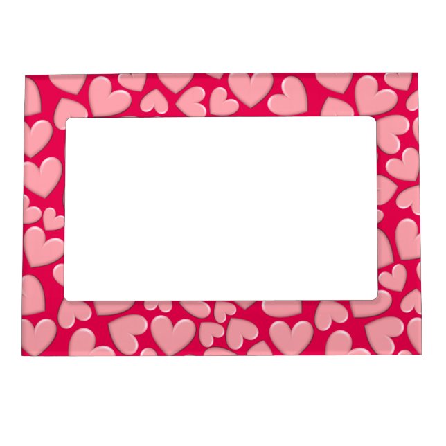 Puffy Heart Magnetic Photo Frame (Front)