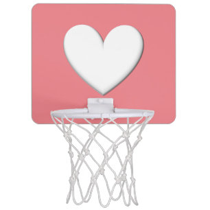 Puffy Heart Mini Basketball Hoop