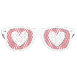 Puffy Heart Retro Sunglasses