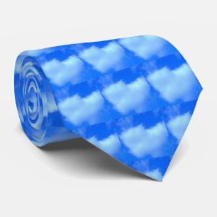 Puffy Heart Shaped Cloud Tie