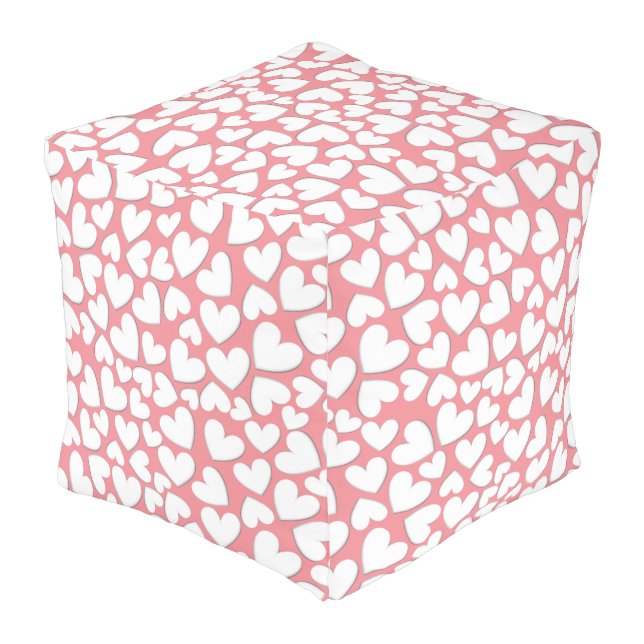 Puffy Hearts Pouf (Angled Back)