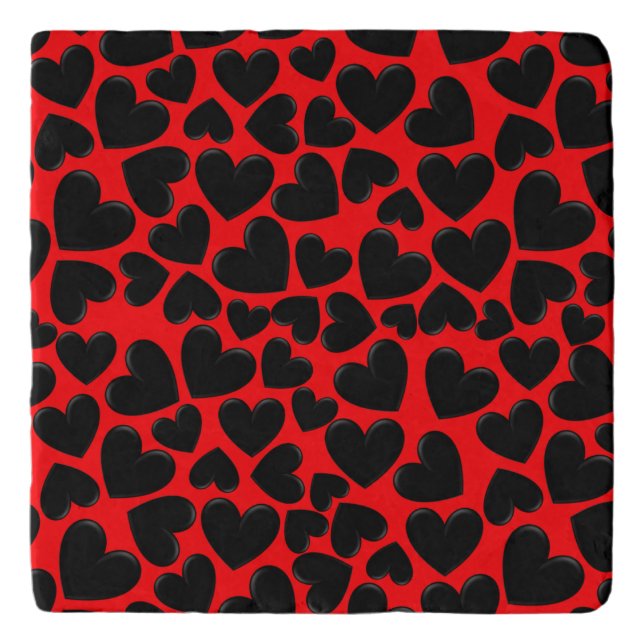 Puffy Hearts Trivet (Front)