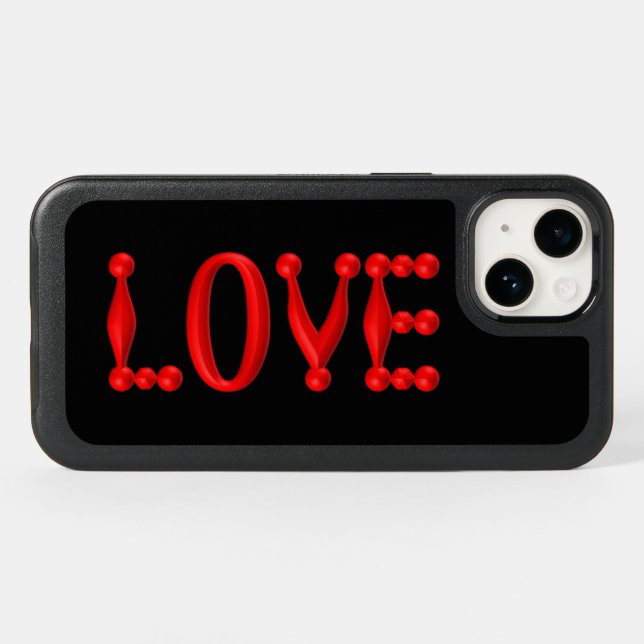 Puffy Love Otterbox iPhone Case (Back Horizontal)