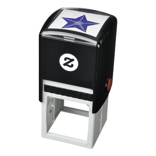 Puffy Purple Stars Self-inking Stamp (Product)