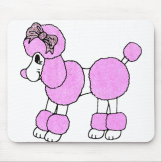 Puffy the Pink Poodle Mouse Pad