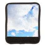 Puffy White Clouds and Blue Sky Luggage Handle Wrap