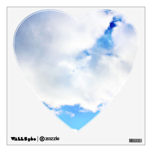 Puffy White Clouds and Blue Sky Wall Decal