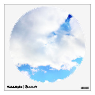 Puffy White Clouds and Blue Sky Wall Decal