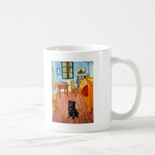 Pug 17 black _ The Room Coffee Mug