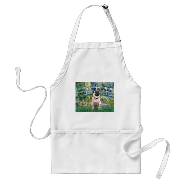 Pug 1 - Bridge Adult Apron (Front)