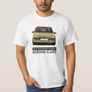 Pug 205 GTi and life is too short - T-Shirt