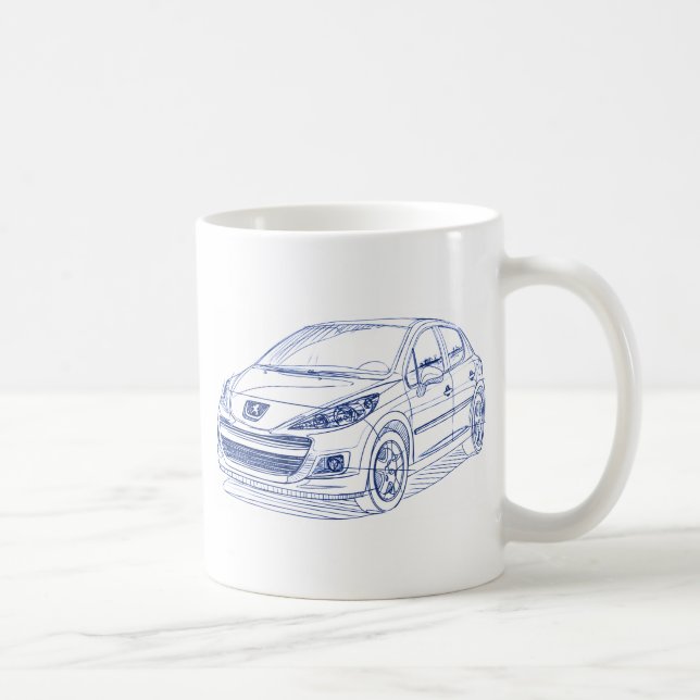 Pug 207 2010 coffee mug (Right)