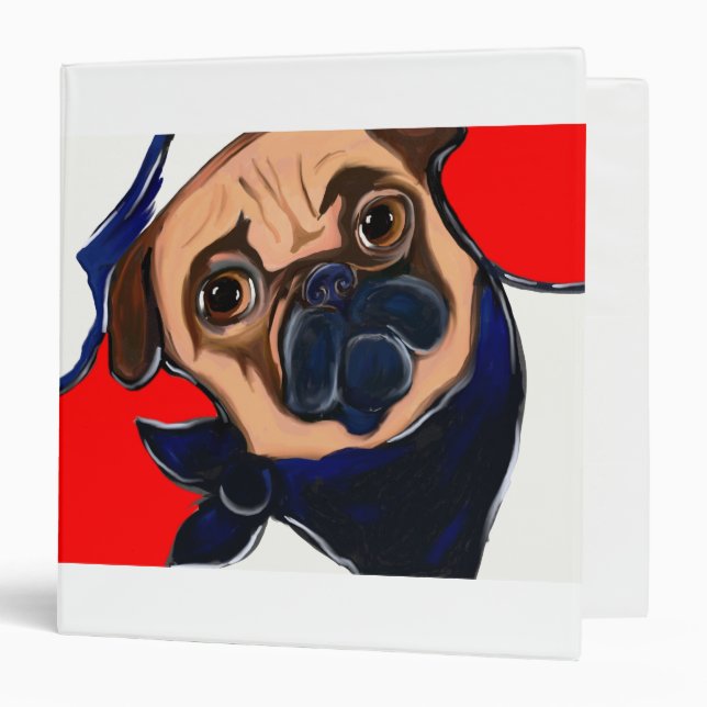 PUG 3 RING BINDER (Front/Inside)
