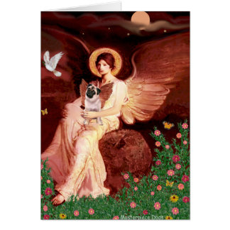 Pug 5 (fawn) - Seated Angel Cards