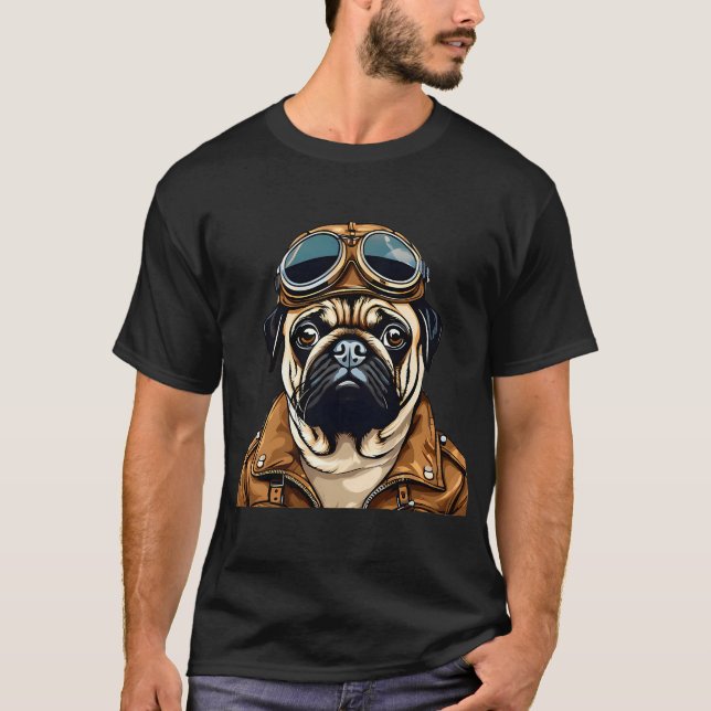 Pug - 6 T-Shirt (Front)