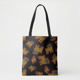 Pug #7 tote bag