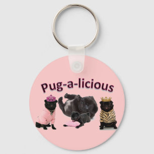 Pug-A-Licious Keychain