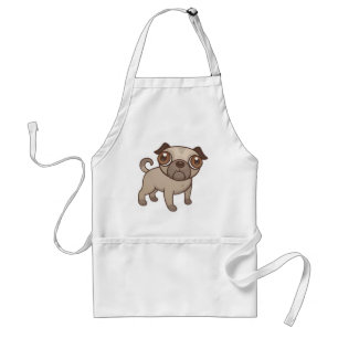 Pug Adult Apron