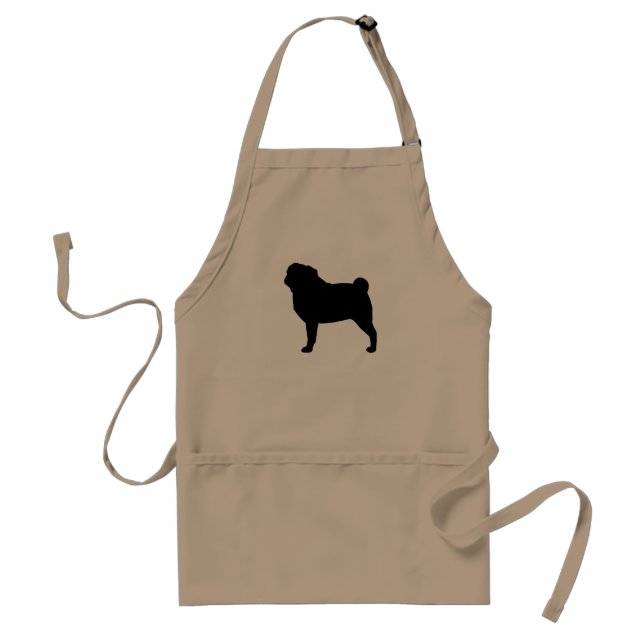 Pug Adult Apron (Front)