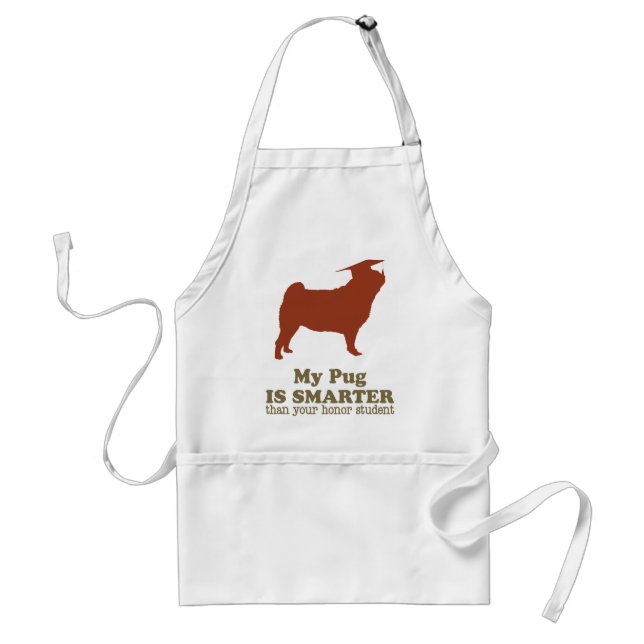 Pug Adult Apron (Front)