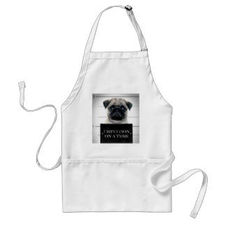 Pug Adult Apron