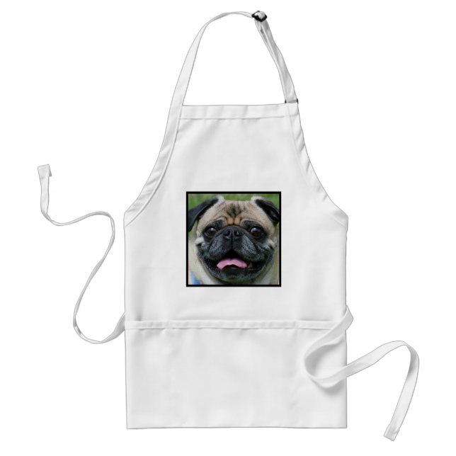 Pug Adult Apron (Front)