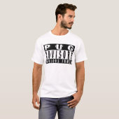 Pug Advisory Noxious Fumes T-Shirt (Front Full)