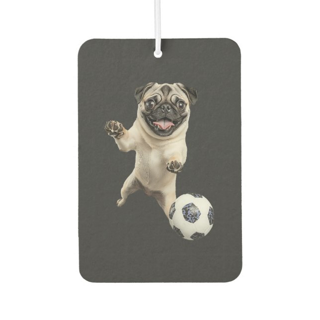 Pug   air freshener (Front)