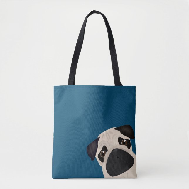 Pug Allover Tote Bag (Front)