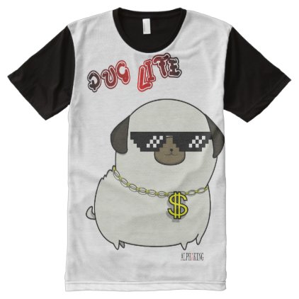 PUG_ALPHAKING All-Over-Print SHIRT