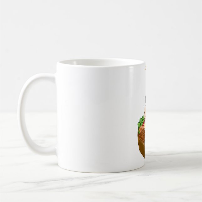 Pug and Bento  Coffee Mug (Left)