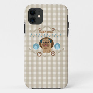Pug and paws iPhone 11 case
