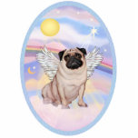 Pug Angel (#17 in Heaven's Clouds Statuette<br><div class="desc">A Pug angel floating in heaven's pastel clouds,  free to go home to Rainbow Bridge and be cared for by the angels while they make new friends.</div>