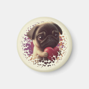 Pug, Animal,nature  Magnet