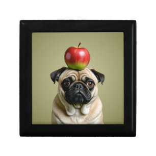 Pug Apple Gift Box