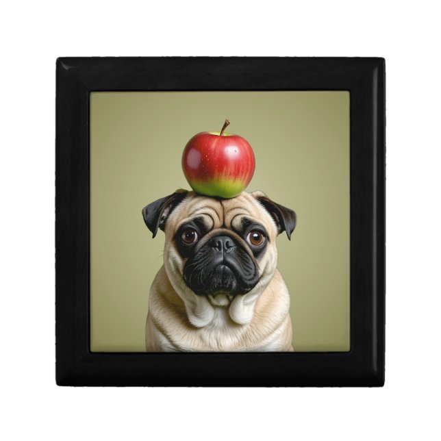 Pug Apple Gift Box (Front)
