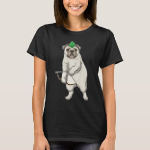 Pug Archer Bow T-Shirt