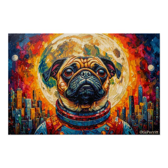 PUG ASTRONAUT-COMING HOME 8 POSTER (Front)