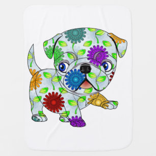 Pug Baby Blanket