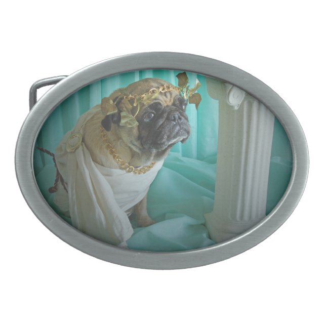 Pug Belt Buckle (Front)