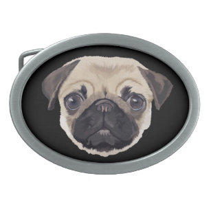 pug belt buckle