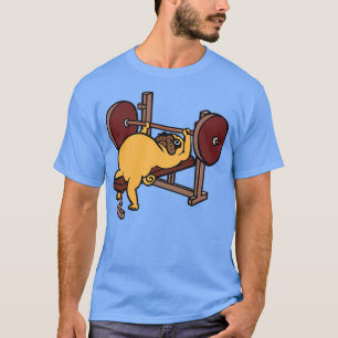 Pug Bench Press T-Shirt