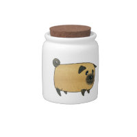 Pug - Biscuit Jar