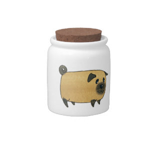 Pug - Biscuit Jar