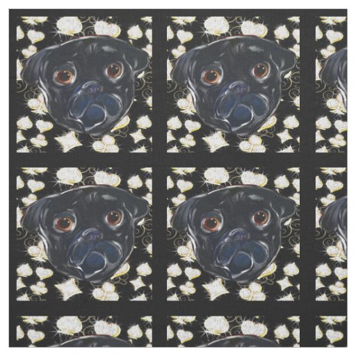 PUG BLING FABRIC