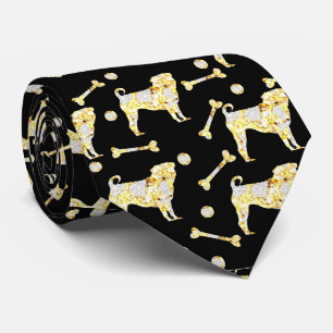 PUG BLING NECK TIE