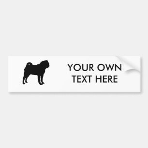 Pug Bumper Sticker