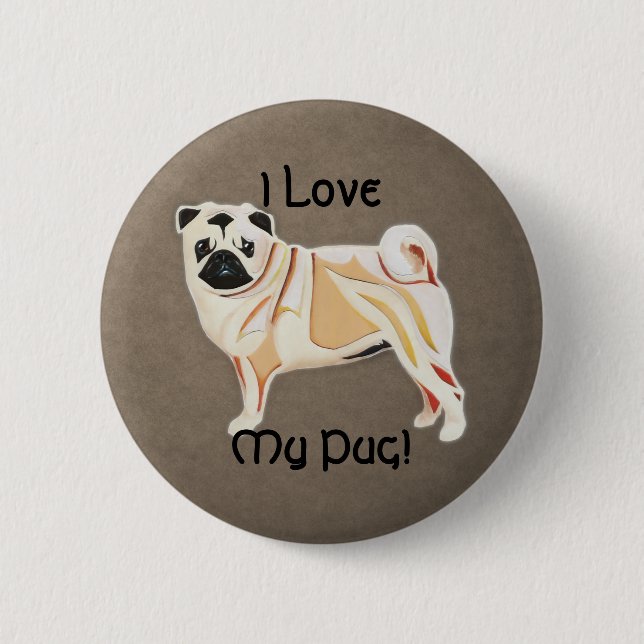 Pug Button (Front)
